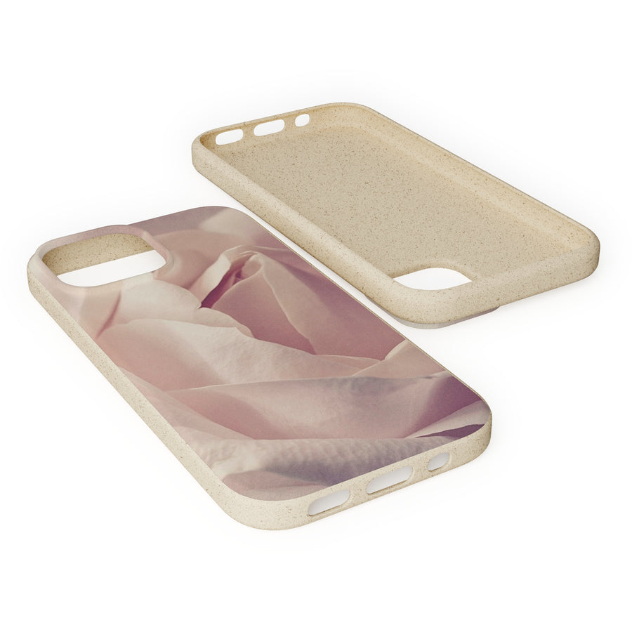 Rose Bud | Bamboo Biodegradable Cases (iPhone 11, 12, 13) Sustainable Phone Case Natural