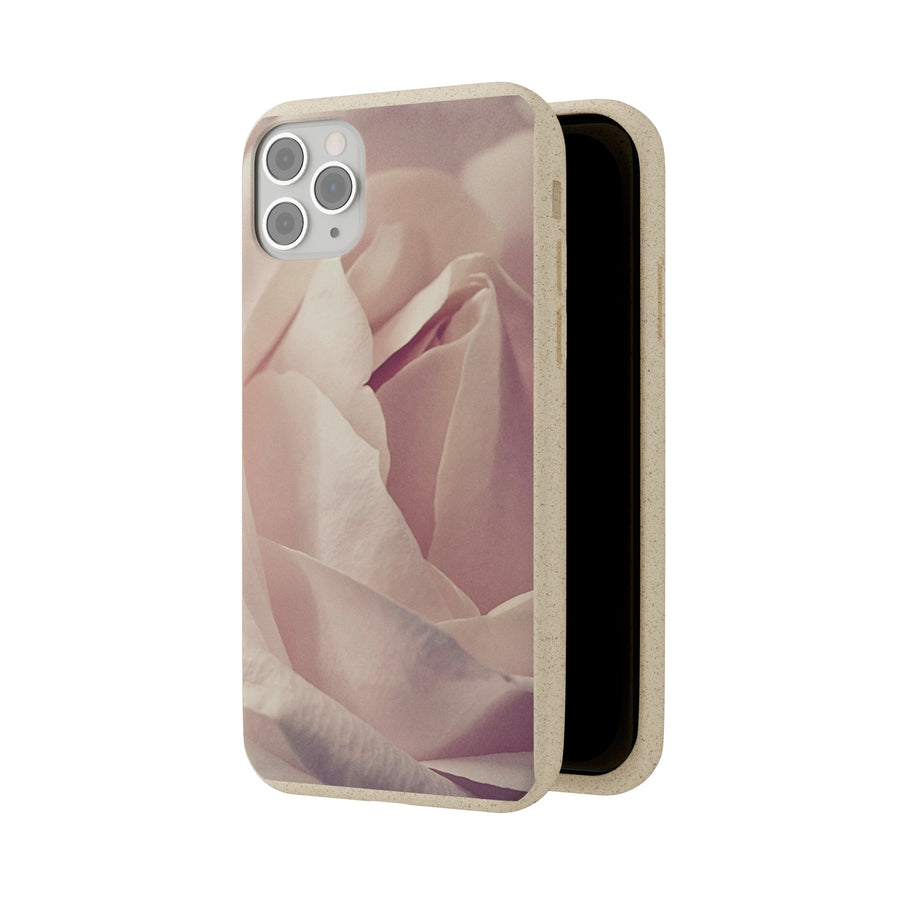 Rose Bud | Bamboo Biodegradable Cases (iPhone 11, 12, 13) Sustainable Phone Case Natural