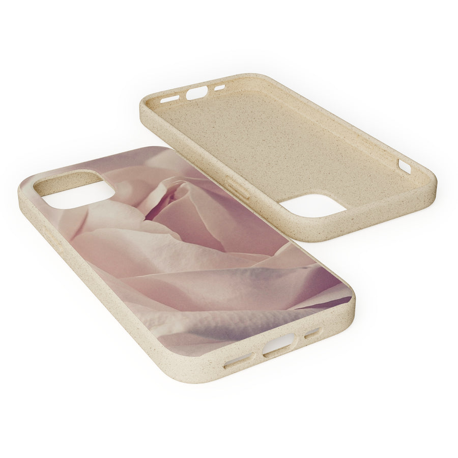 Rose Bud | Bamboo Biodegradable Cases (iPhone 11, 12, 13) Sustainable Phone Case Natural