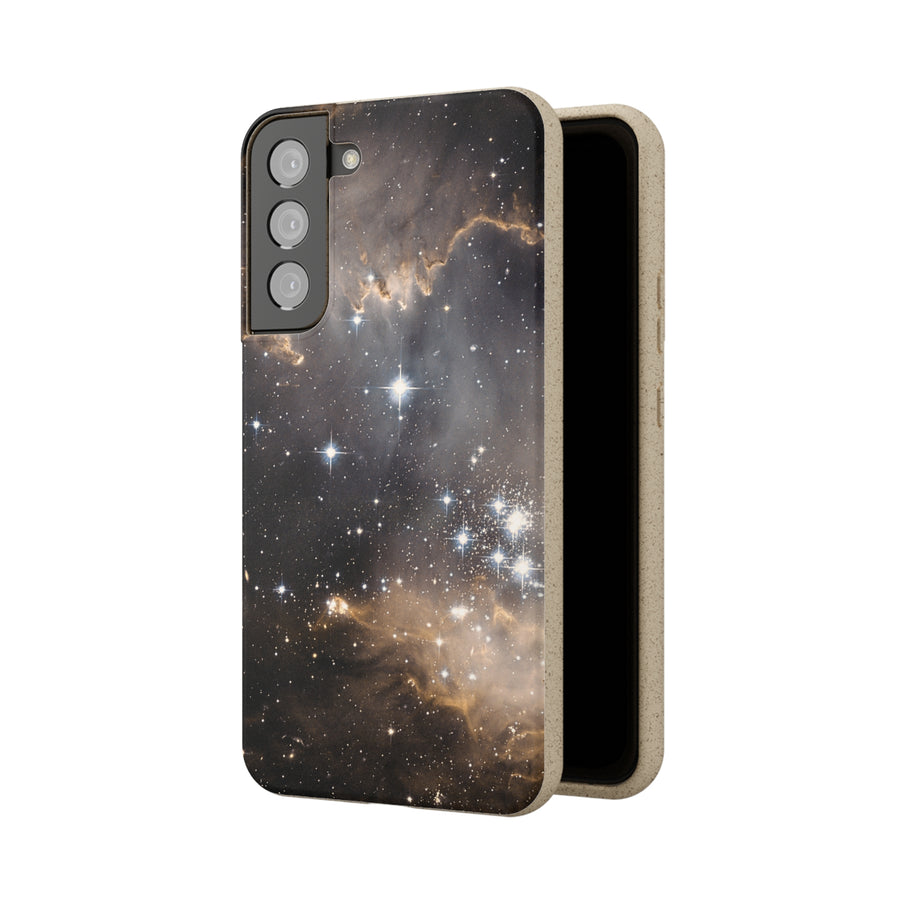 Universal | Bamboo Biodegradable Cases (Samsung S20, S21, S22) Sustainable Phone Case Star Galaxy Case