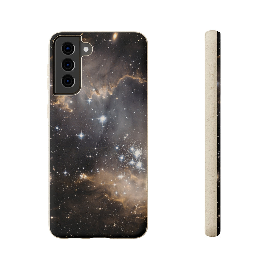 Universal | Bamboo Biodegradable Cases (Samsung S20, S21, S22) Sustainable Phone Case Star Galaxy Case