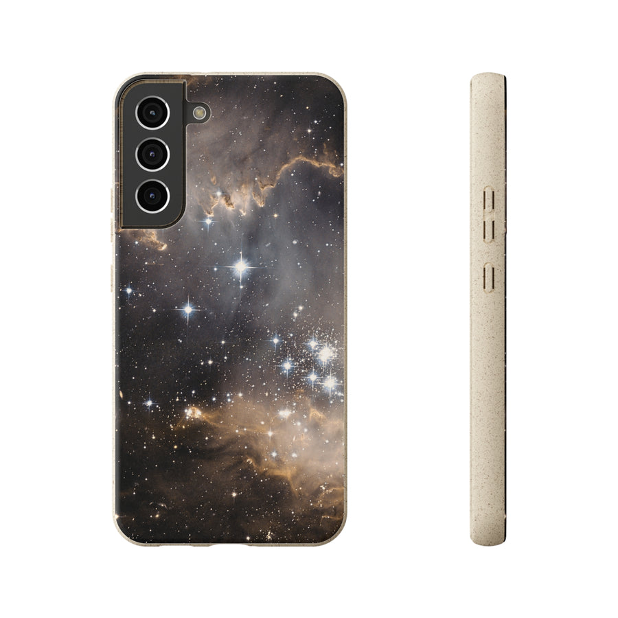 Universal | Bamboo Biodegradable Cases (Samsung S20, S21, S22) Sustainable Phone Case Star Galaxy Case