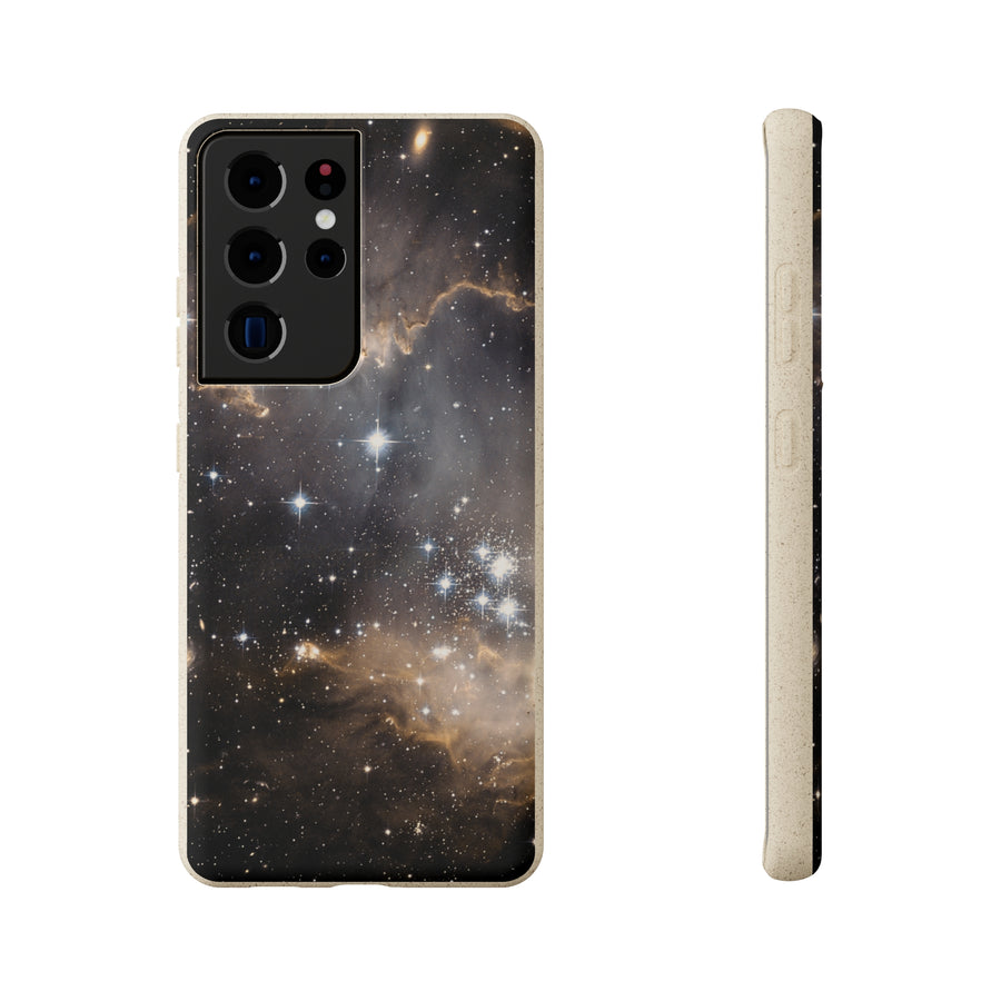 Universal | Bamboo Biodegradable Cases (Samsung S20, S21, S22) Sustainable Phone Case Star Galaxy Case