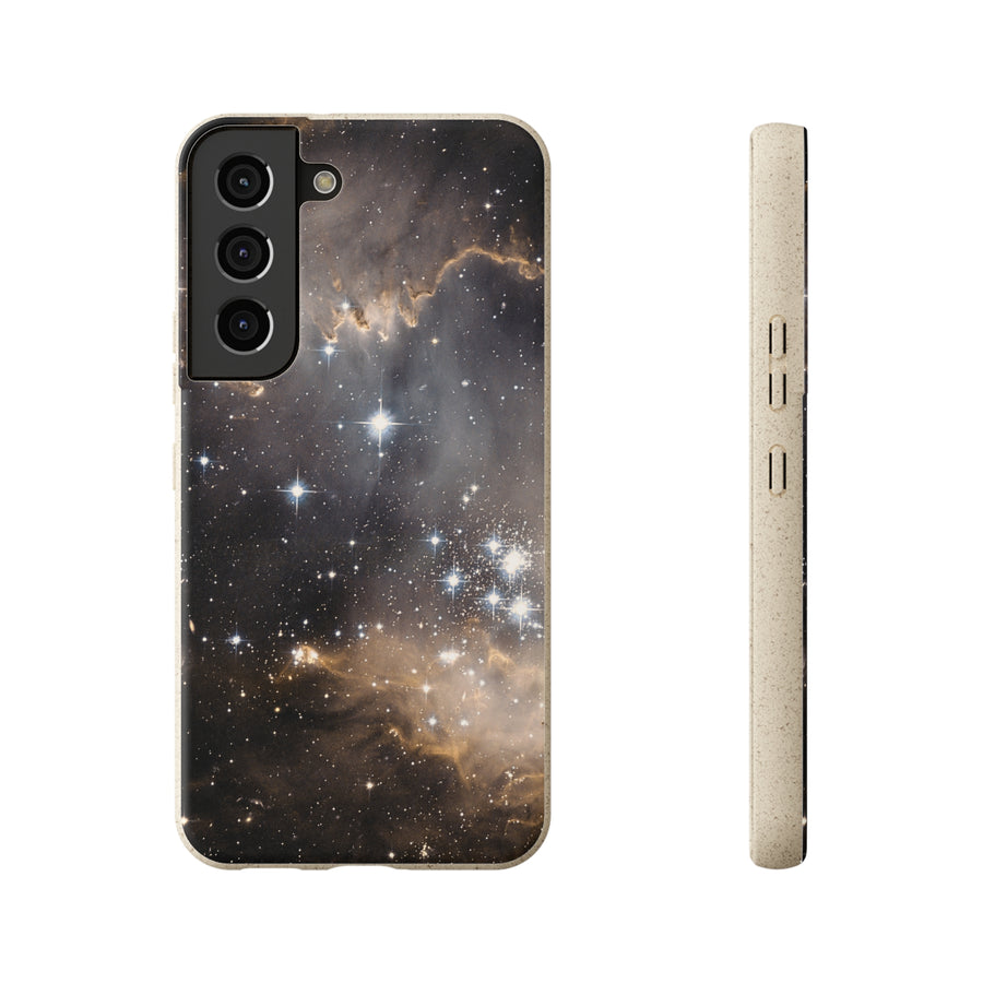 Universal | Bamboo Biodegradable Cases (Samsung S20, S21, S22) Sustainable Phone Case Star Galaxy Case