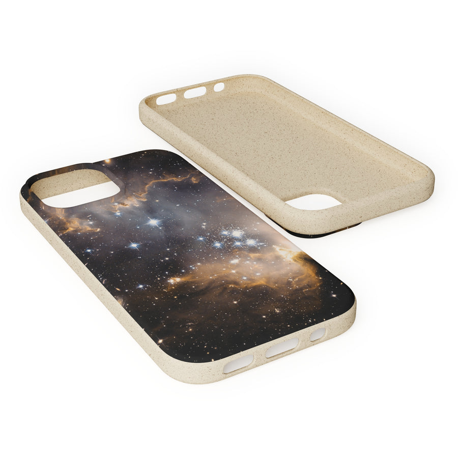 Universal | Bamboo Biodegradable Cases (iPhone 11, 12, 13) Sustainable Phone Case Stars Galaxy Case