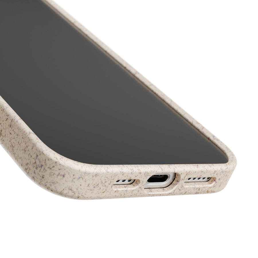 Wispy Waves | Bamboo Biodegradable Cases (iPhone 16, 15, 14, 13, 12, 11) Sustainable Phone Case Ocean Wave