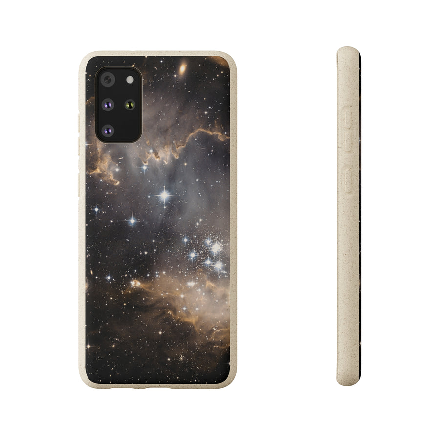 Universal | Bamboo Biodegradable Cases (Samsung S20, S21, S22) Sustainable Phone Case Star Galaxy Case