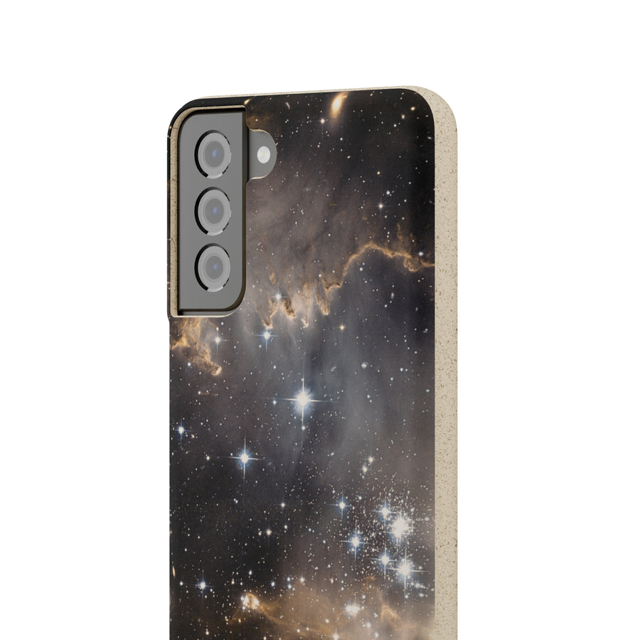 Universal | Bamboo Biodegradable Cases (Samsung S20, S21, S22) Sustainable Phone Case Star Galaxy Case