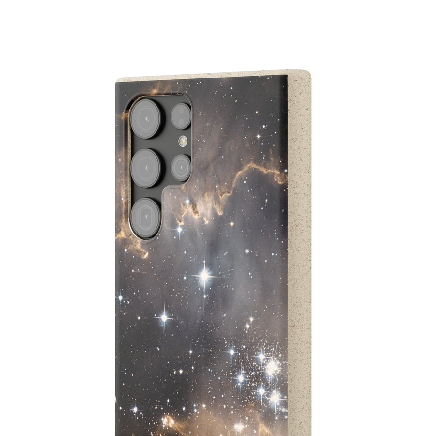 Universal | Bamboo Biodegradable Cases (Samsung S20, S21, S22) Sustainable Phone Case Star Galaxy Case