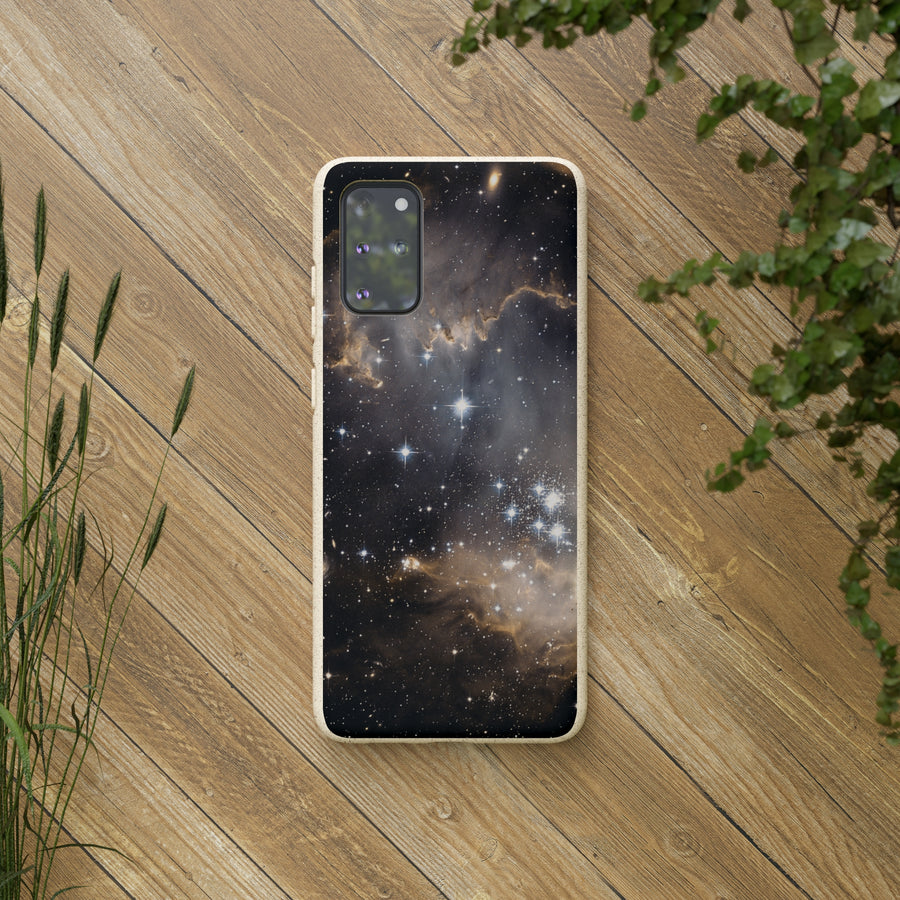 Universal | Bamboo Biodegradable Cases (Samsung S20, S21, S22) Sustainable Phone Case Star Galaxy Case