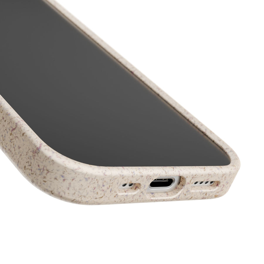 Foggy Trees | Bamboo Biodegradable Cases (iPhone 16, 15, 14, 13, 12, 11) Sustainable Phone Case Eco-friendly