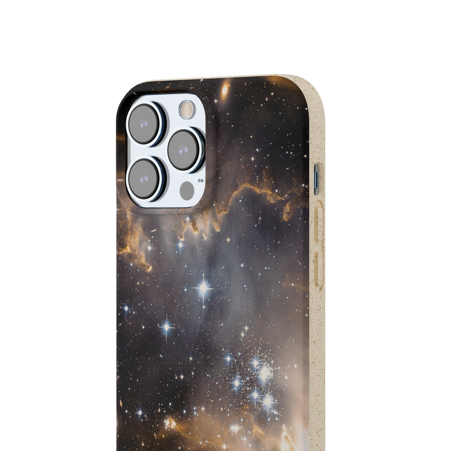 Universal | Bamboo Biodegradable Cases (iPhone 11, 12, 13) Sustainable Phone Case Stars Galaxy Case