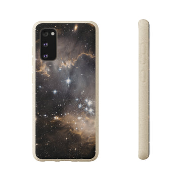 Universal | Bamboo Biodegradable Cases (Samsung S20, S21, S22) Sustainable Phone Case Star Galaxy