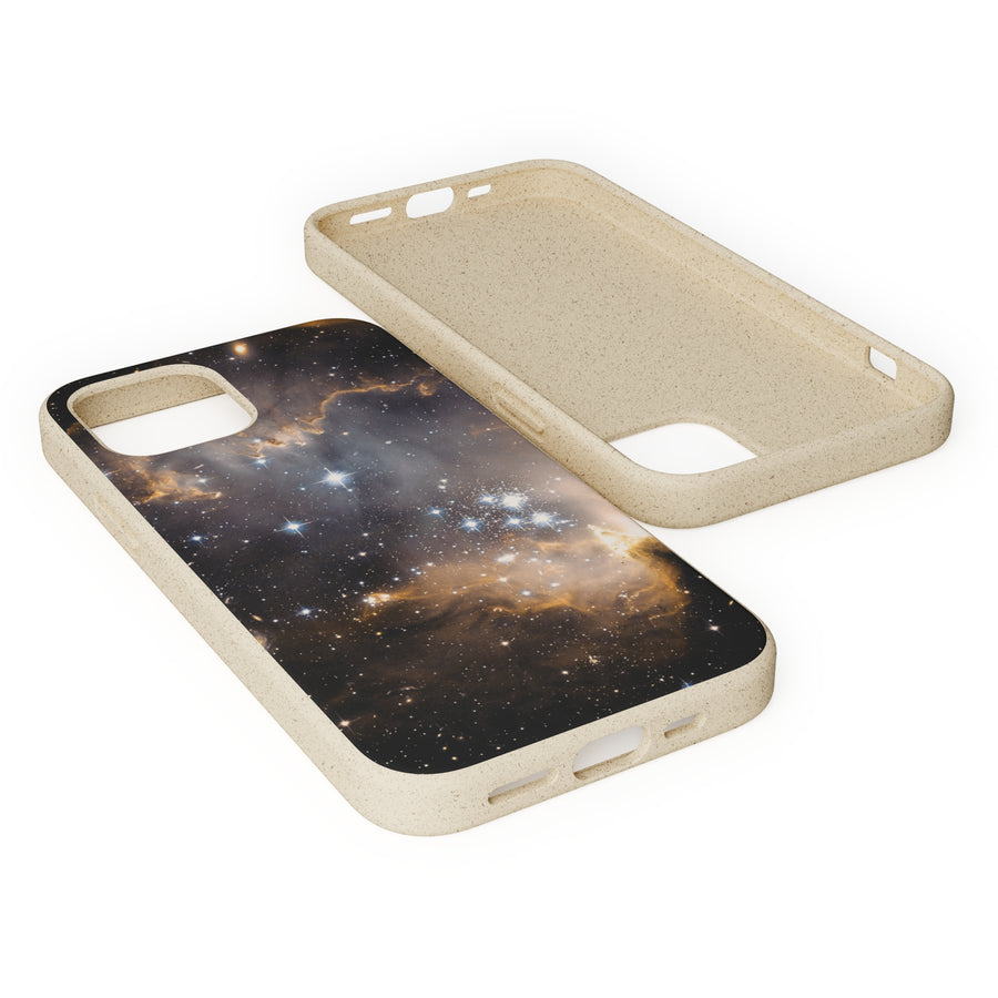 Universal | Bamboo Biodegradable Cases (iPhone 11, 12, 13) Sustainable Phone Case Stars Galaxy Case