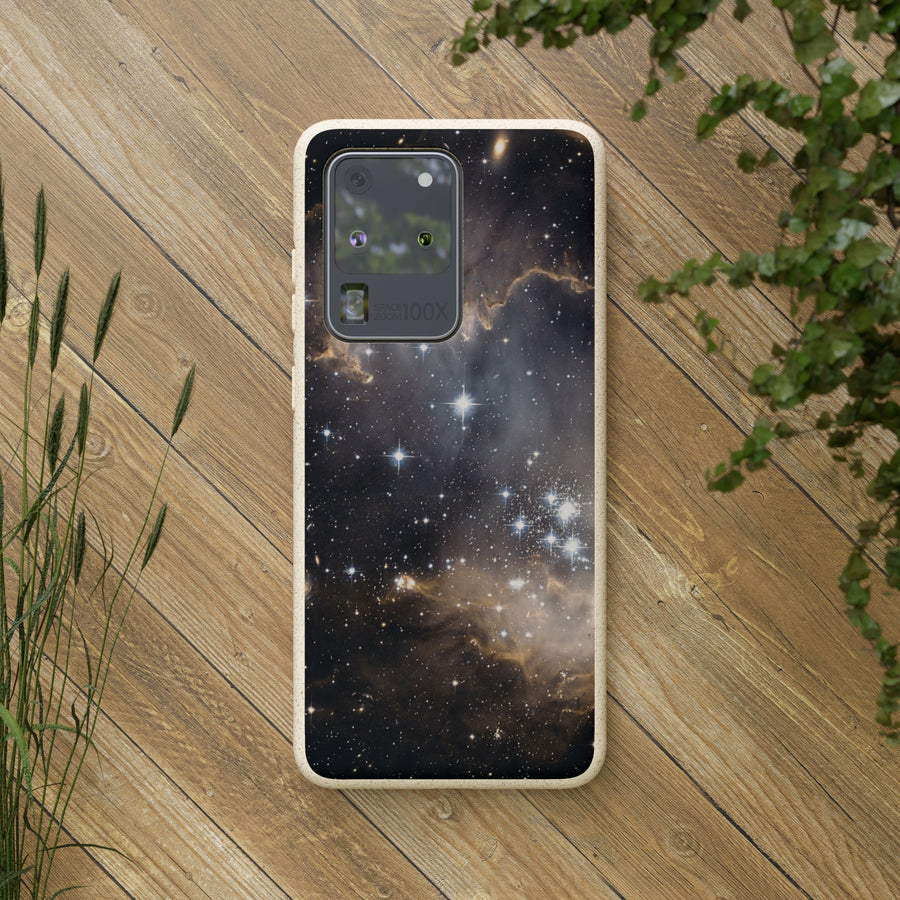 Universal | Bamboo Biodegradable Cases (Samsung S20, S21, S22) Sustainable Phone Case Star Galaxy Case