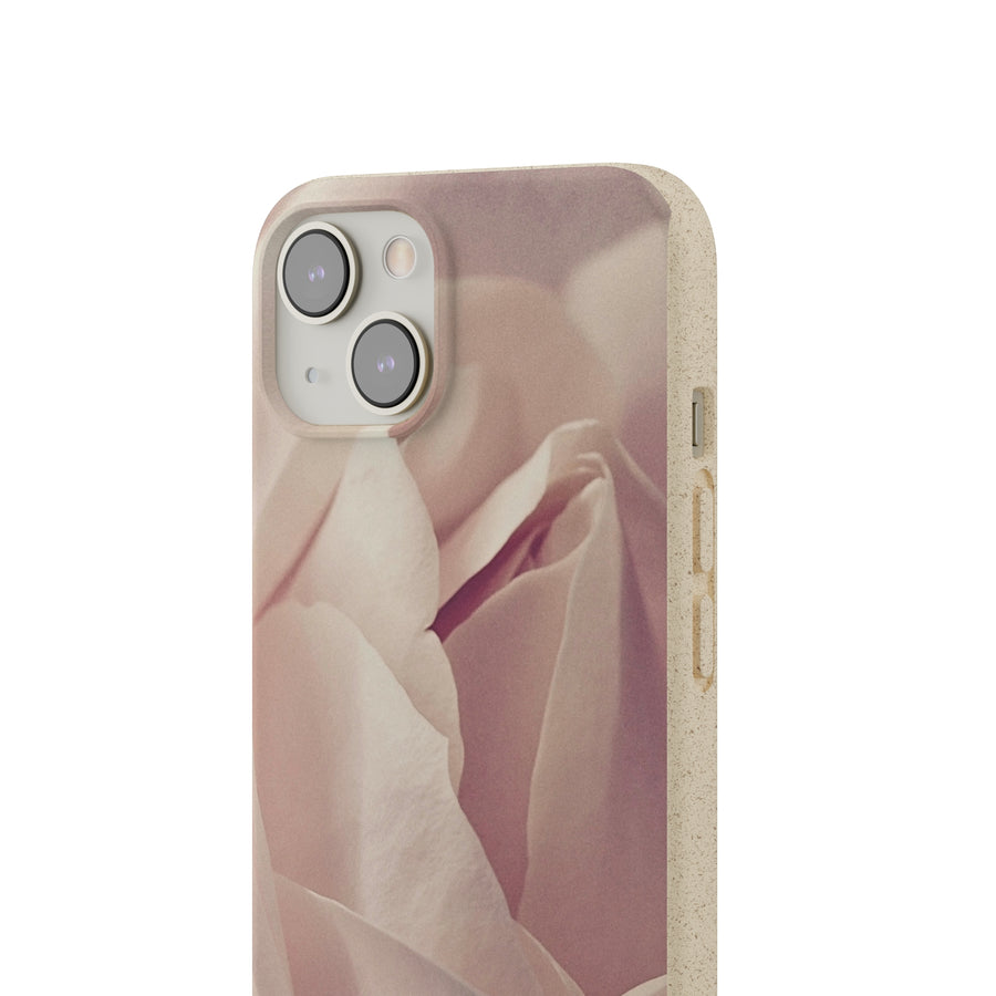 Rose Bud | Bamboo Biodegradable Cases (iPhone 11, 12, 13) Sustainable Phone Case Natural