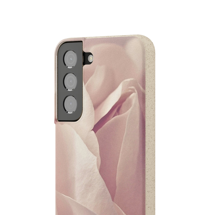 Rose Bud | Bamboo Biodegradable Cases (Samsung S20, S21, S22) Sustainable Phone Case Eco-friendly Accessory