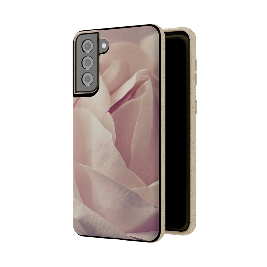 Rose Bud | Bamboo Biodegradable Cases (Samsung S20, S21, S22) Sustainable Phone Case Eco-friendly Accessory