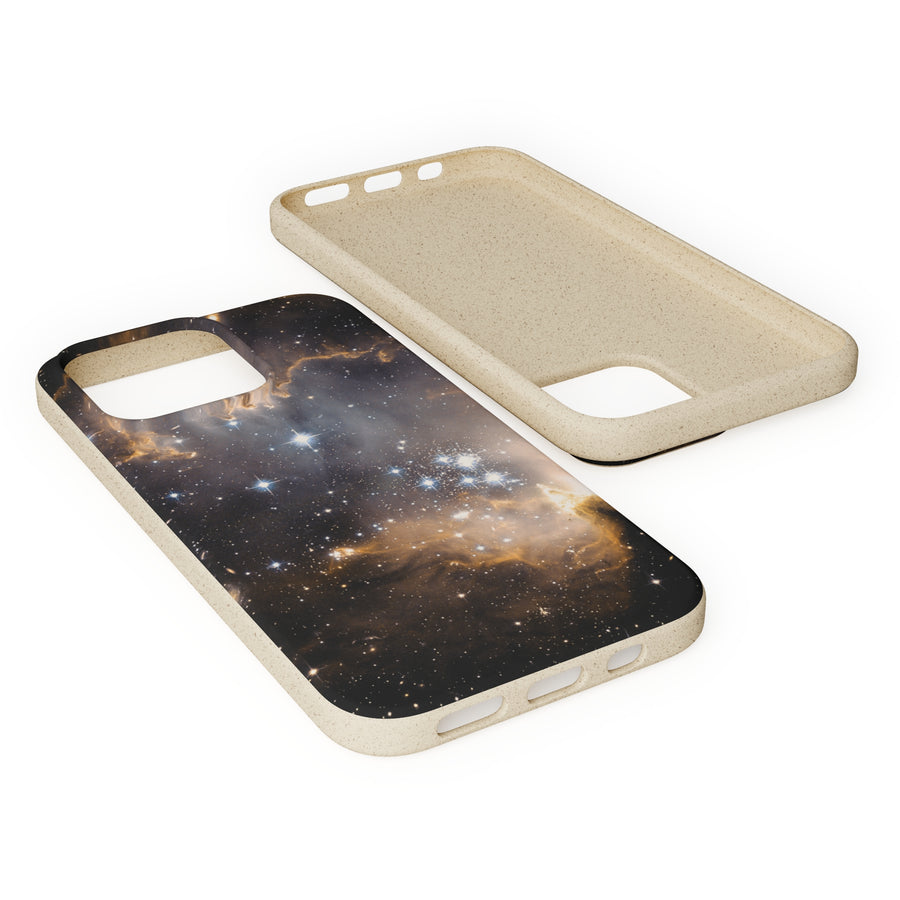 Universal | Bamboo Biodegradable Cases (iPhone 11, 12, 13) Sustainable Phone Case Stars Galaxy Case