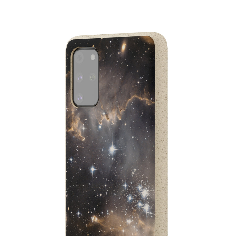 Universal | Bamboo Biodegradable Cases (Samsung S20, S21, S22) Sustainable Phone Case Star Galaxy Case