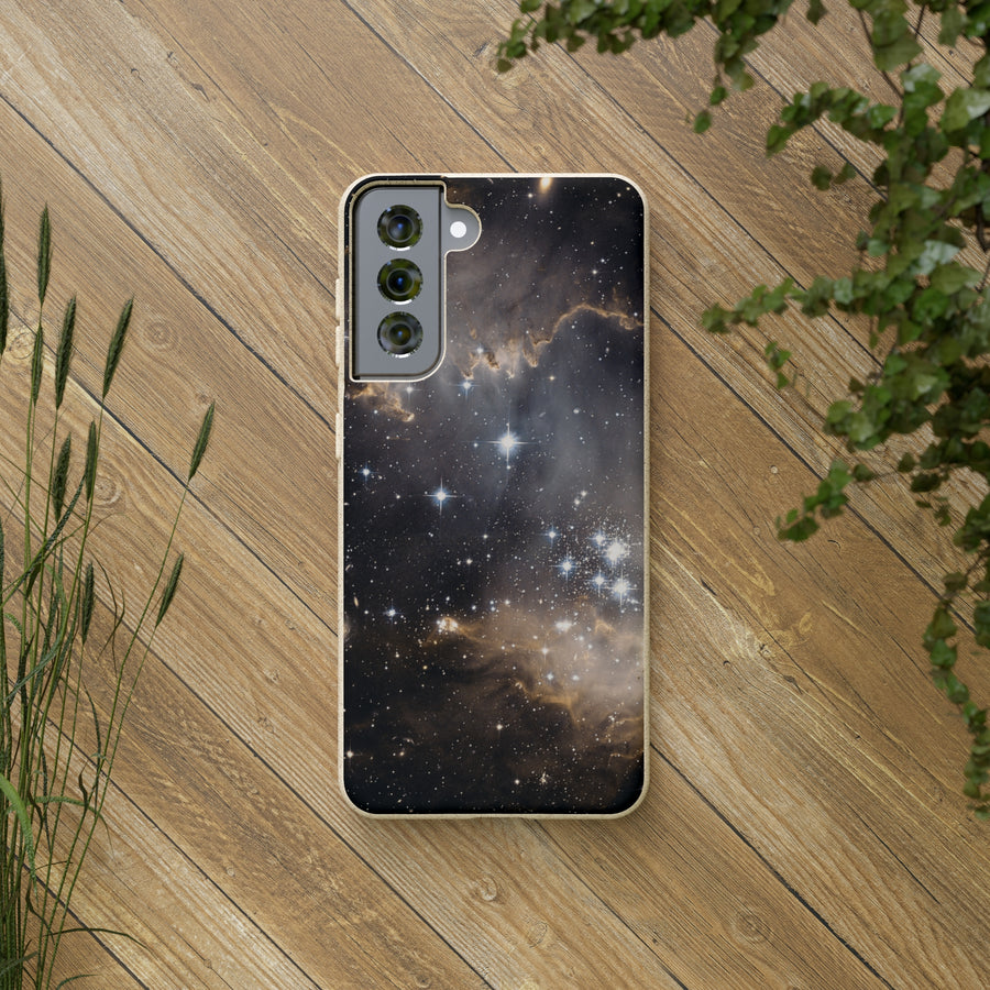 Universal | Bamboo Biodegradable Cases (Samsung S20, S21, S22) Sustainable Phone Case Star Galaxy Case