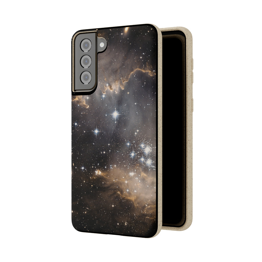 Universal | Bamboo Biodegradable Cases (Samsung S20, S21, S22) Sustainable Phone Case Star Galaxy Case