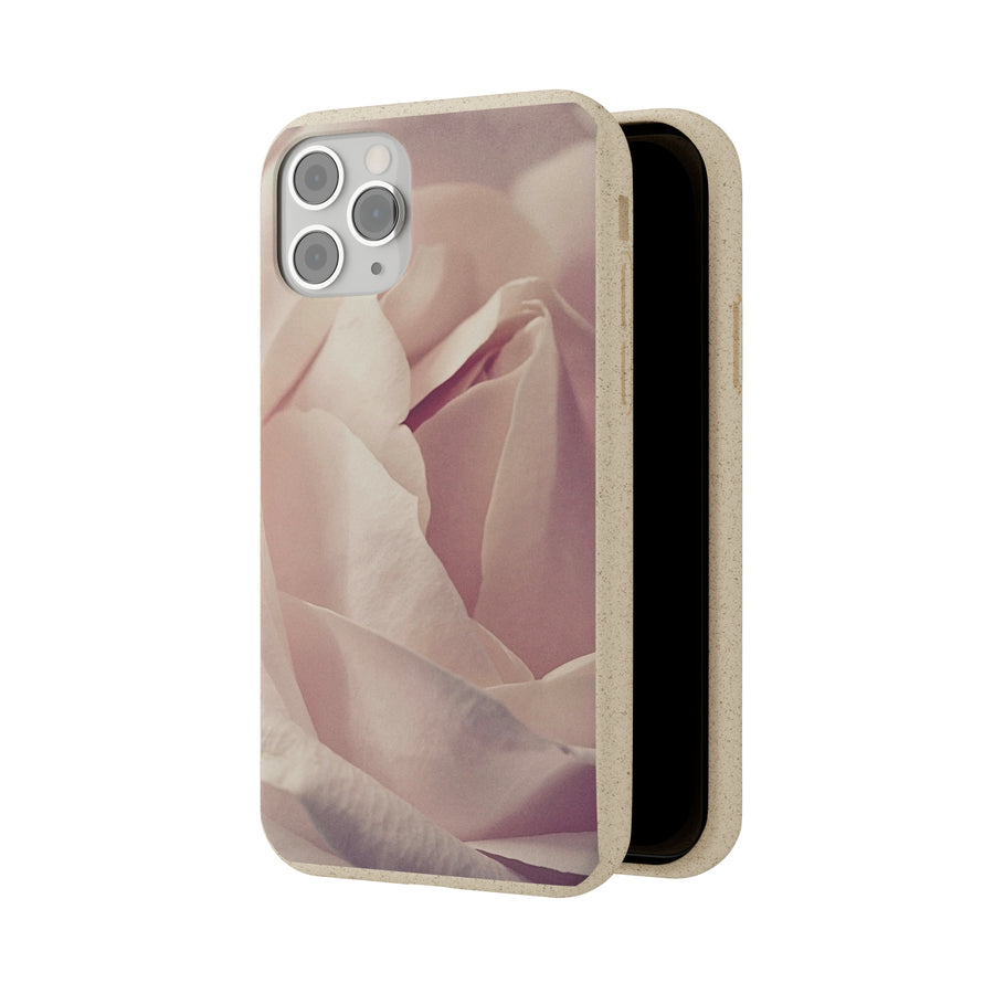 Rose Bud | Bamboo Biodegradable Cases (iPhone 11, 12, 13) Sustainable Phone Case Natural