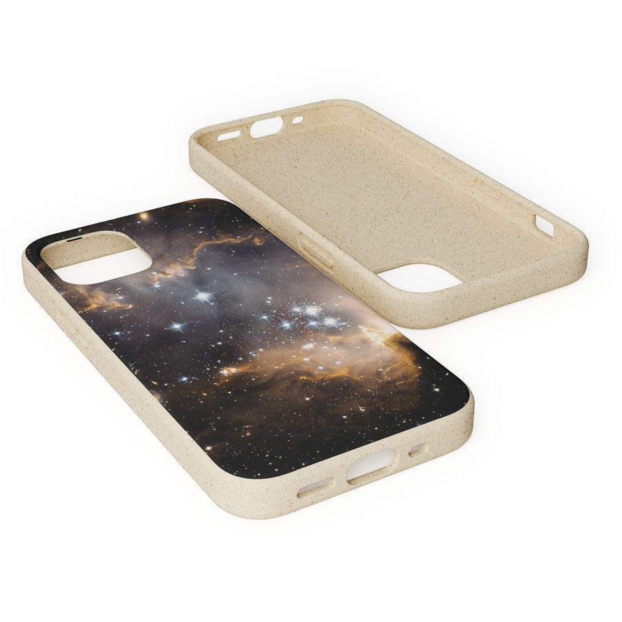 Universal | Bamboo Biodegradable Cases (iPhone 11, 12, 13) Sustainable Phone Case Stars Galaxy Case