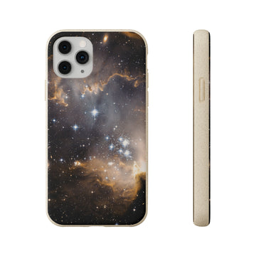 Universal | Bamboo Biodegradable Cases (iPhone 16, 15, 14, 13, 12, 11) Sustainable Phone Case Stars Galaxy