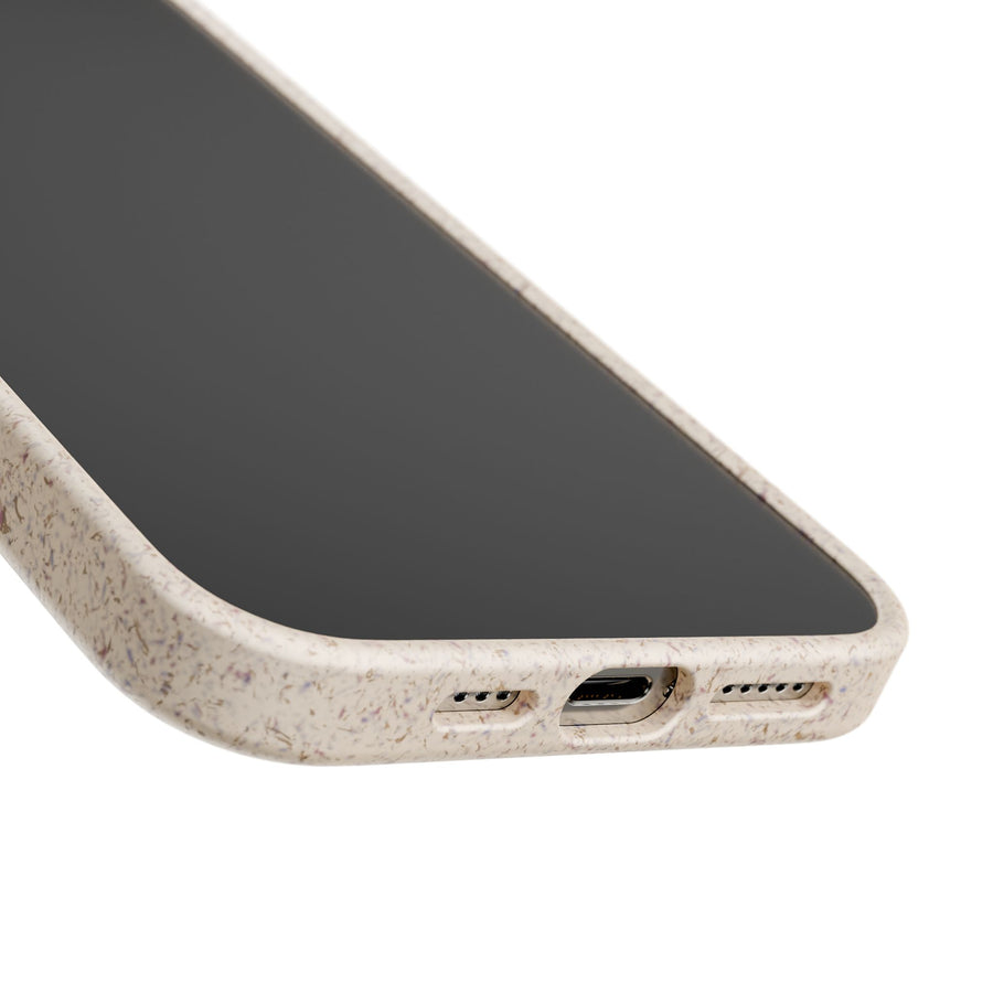 Wispy Waves | Bamboo Biodegradable Cases (iPhone 16, 15, 14, 13, 12, 11) Sustainable Phone Case Ocean Wave