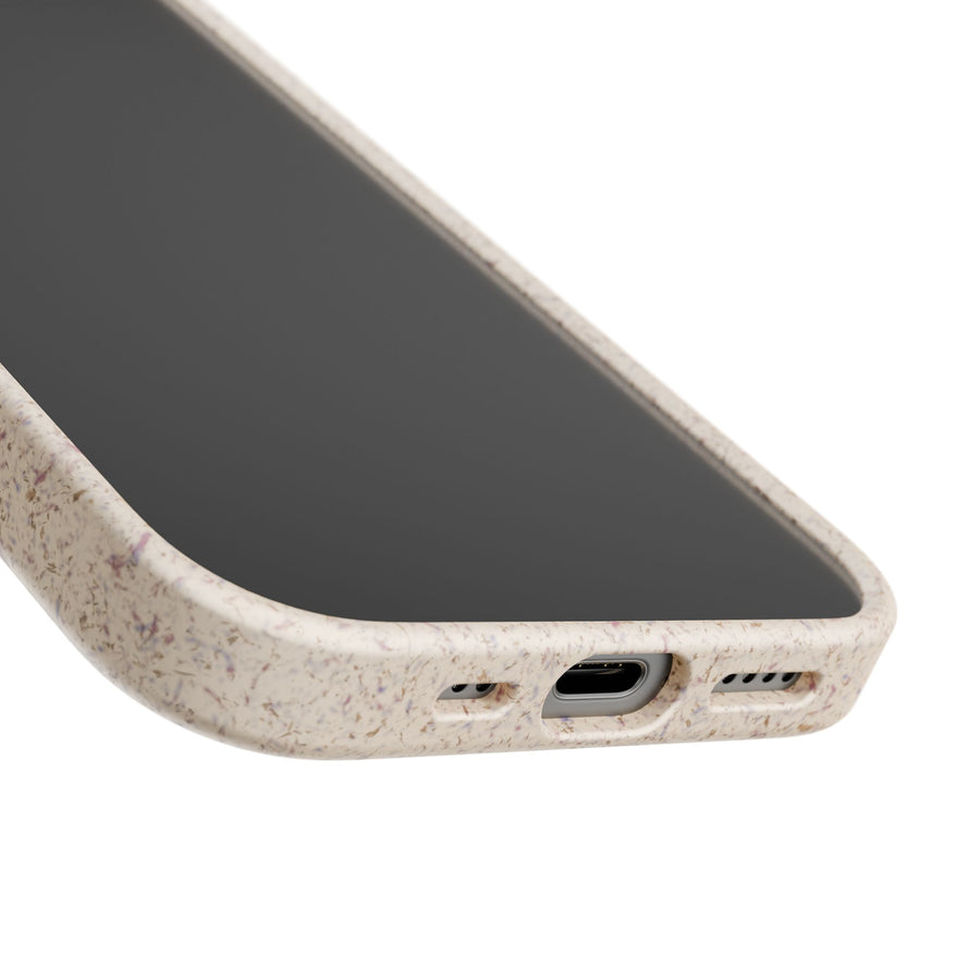 Foggy Trees | Bamboo Biodegradable Cases (iPhone 16, 15, 14, 13, 12, 11) Sustainable Phone Case Eco-friendly