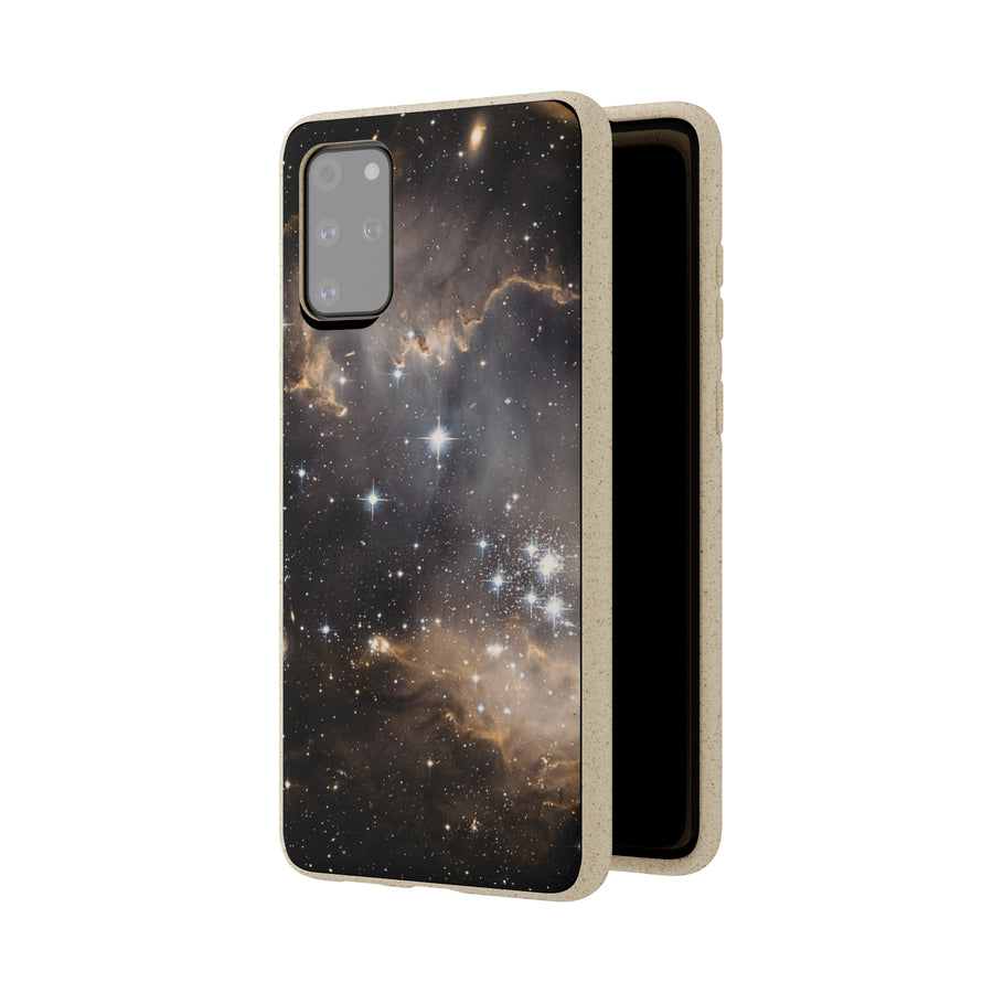 Universal | Bamboo Biodegradable Cases (Samsung S20, S21, S22) Sustainable Phone Case Star Galaxy Case