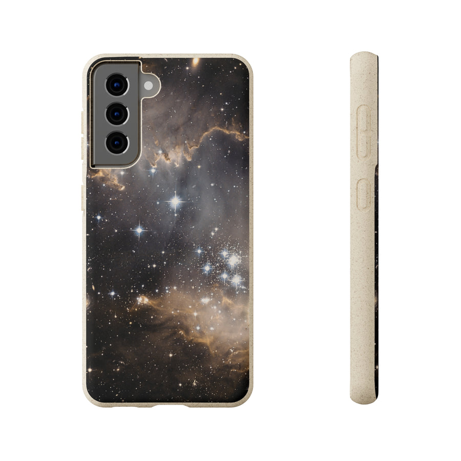 Universal | Bamboo Biodegradable Cases (Samsung S20, S21, S22) Sustainable Phone Case Star Galaxy Case