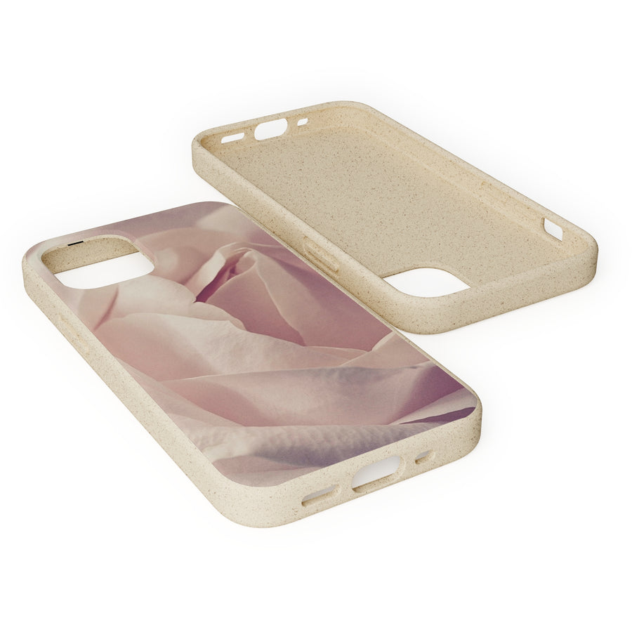 Rose Bud | Bamboo Biodegradable Cases (iPhone 11, 12, 13) Sustainable Phone Case Natural