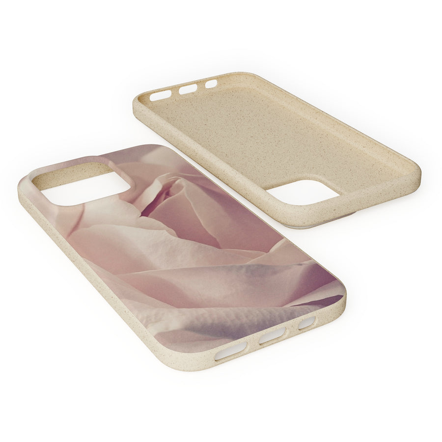 Rose Bud | Bamboo Biodegradable Cases (iPhone 11, 12, 13) Sustainable Phone Case Natural