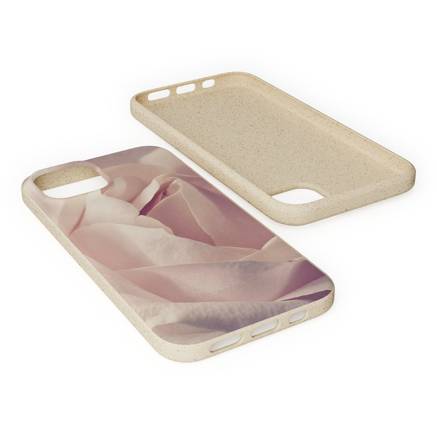 Rose Bud | Bamboo Biodegradable Cases (iPhone 11, 12, 13) Sustainable Phone Case Natural