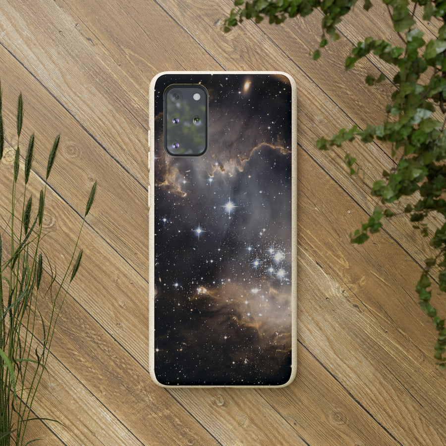 Universal | Bamboo Biodegradable Cases (Samsung S20, S21, S22) Sustainable Phone Case Star Galaxy Case