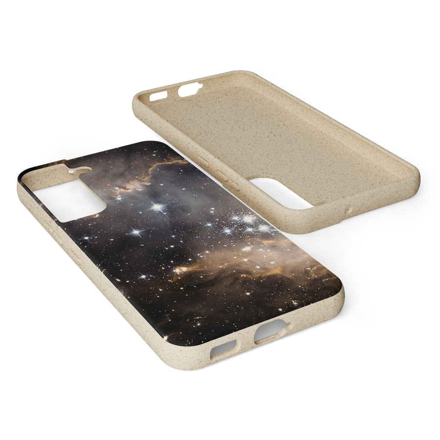 Universal | Bamboo Biodegradable Cases (Samsung S20, S21, S22) Sustainable Phone Case Star Galaxy Case