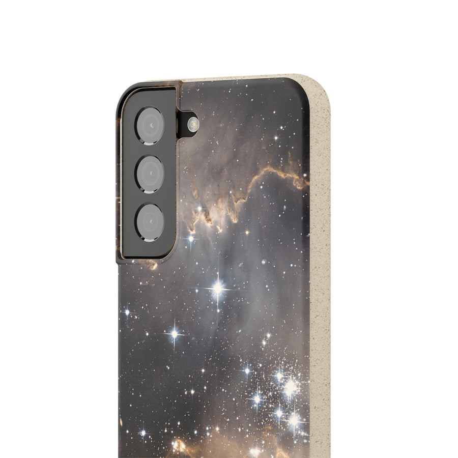 Universal | Bamboo Biodegradable Cases (Samsung S20, S21, S22) Sustainable Phone Case Star Galaxy Case