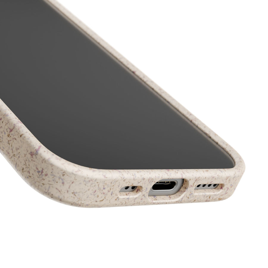 Foggy Trees | Bamboo Biodegradable Cases (iPhone 16, 15, 14, 13, 12, 11) Sustainable Phone Case Eco-friendly