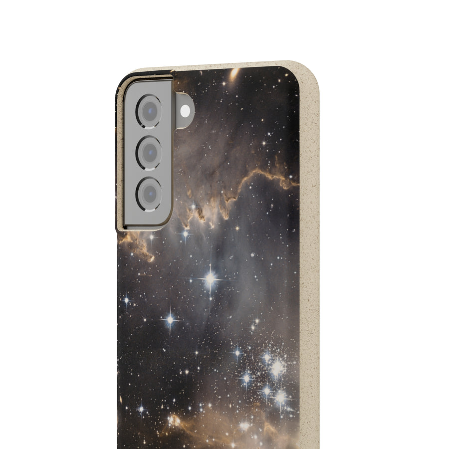 Universal | Bamboo Biodegradable Cases (Samsung S20, S21, S22) Sustainable Phone Case Star Galaxy Case