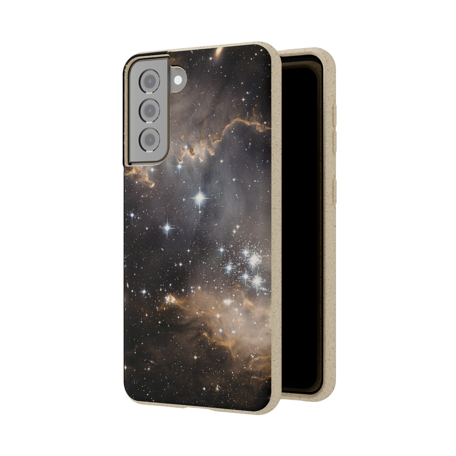 Universal | Bamboo Biodegradable Cases (Samsung S20, S21, S22) Sustainable Phone Case Star Galaxy Case