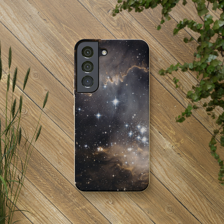 Universal | Bamboo Biodegradable Cases (Samsung S20, S21, S22) Sustainable Phone Case Star Galaxy Case