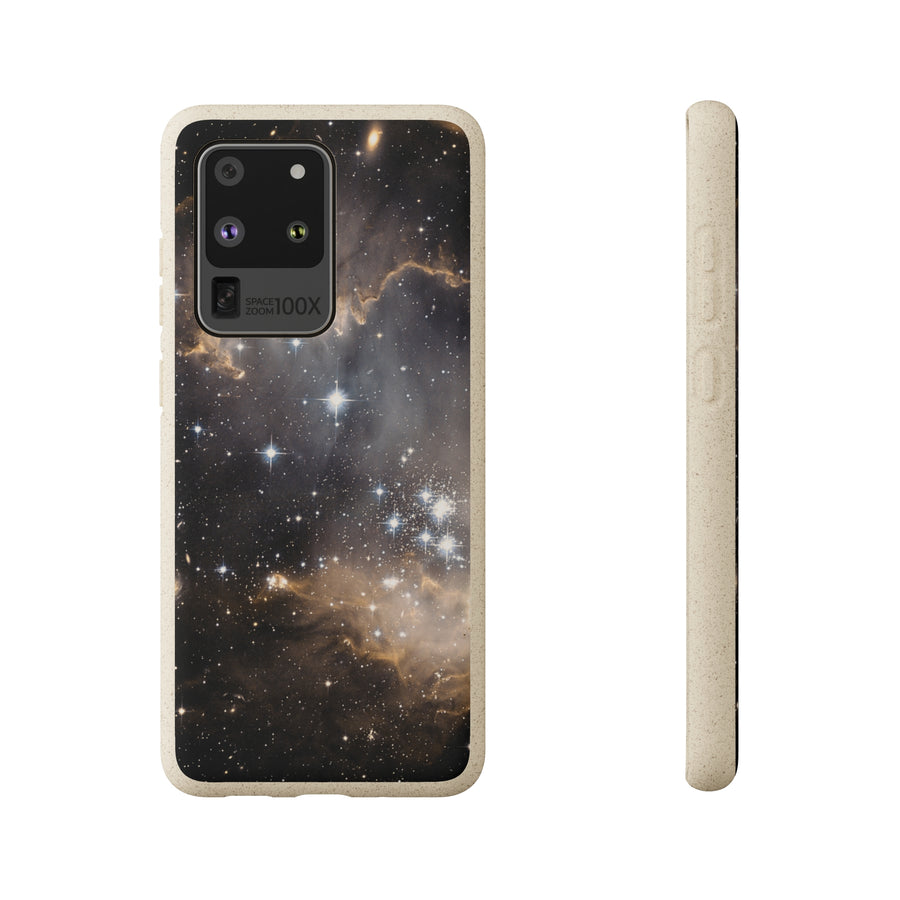 Universal | Bamboo Biodegradable Cases (Samsung S20, S21, S22) Sustainable Phone Case Star Galaxy Case