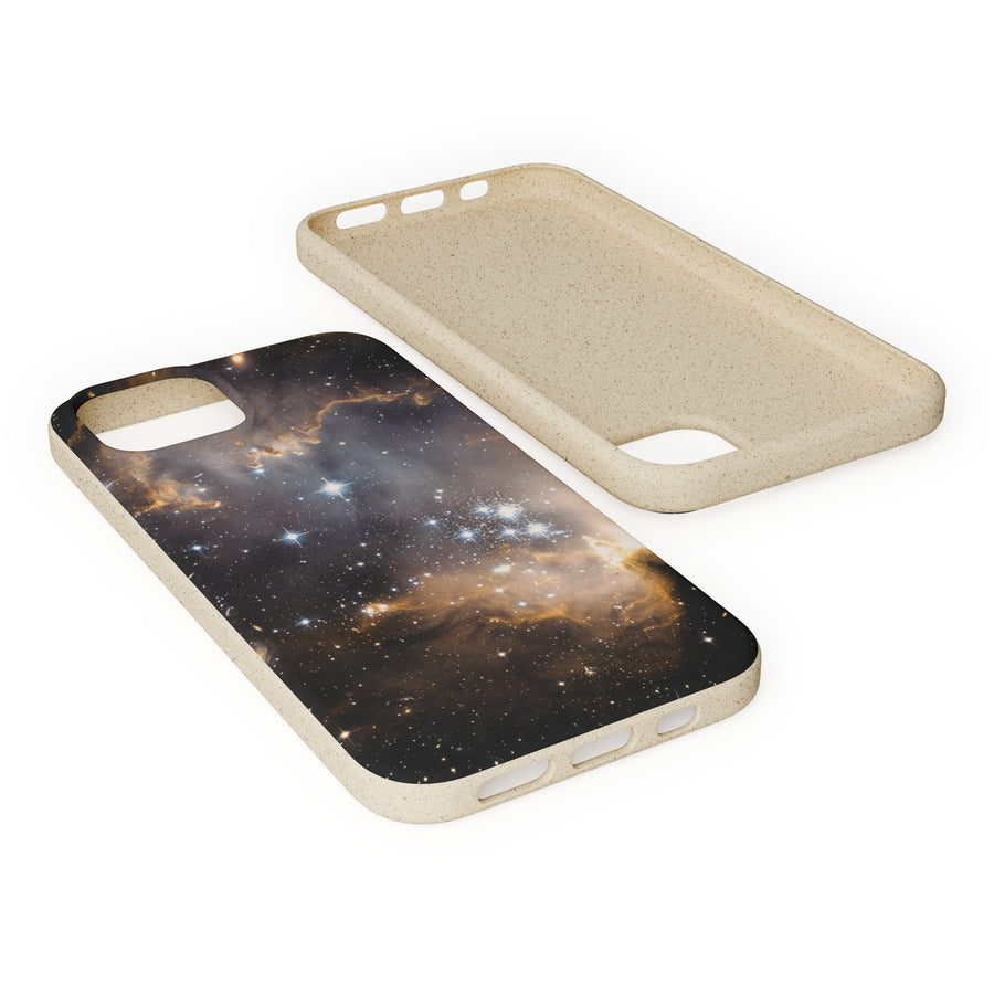 Universal | Bamboo Biodegradable Cases (iPhone 11, 12, 13) Sustainable Phone Case Stars Galaxy Case