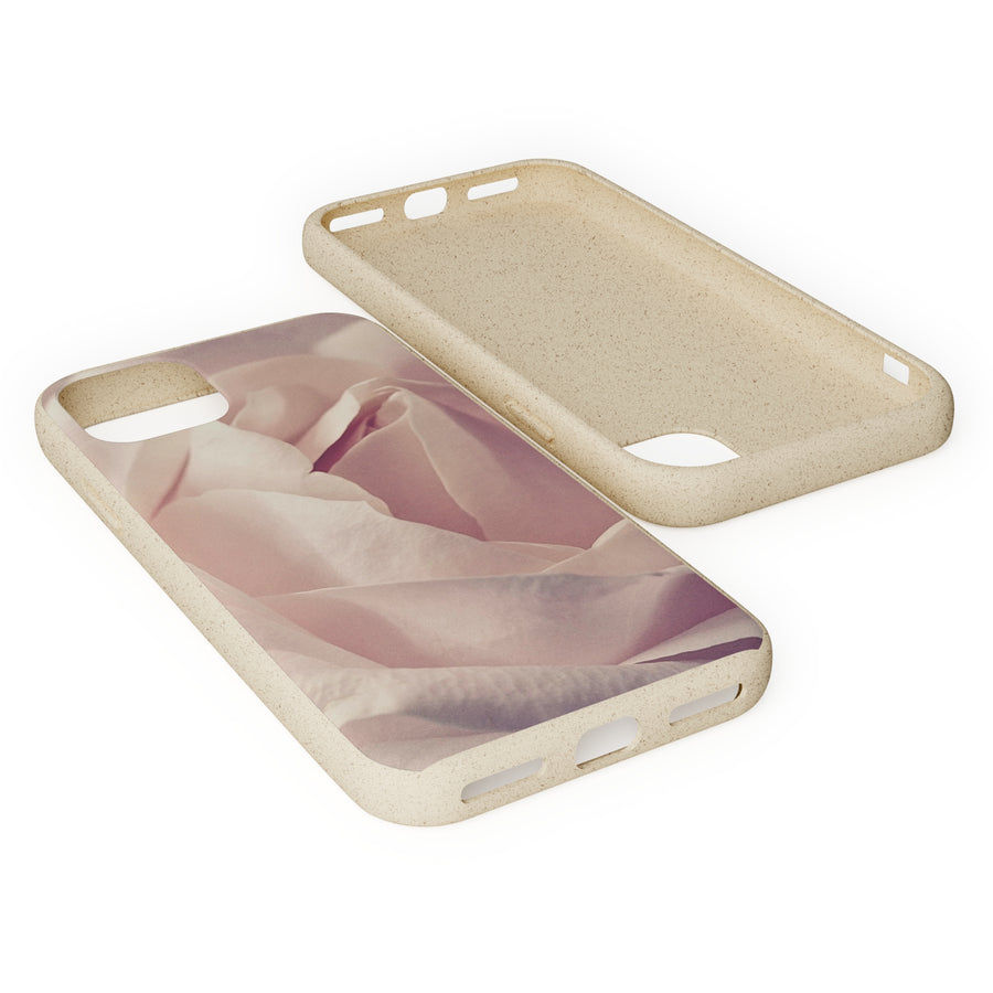 Rose Bud | Bamboo Biodegradable Cases (iPhone 11, 12, 13) Sustainable Phone Case Natural