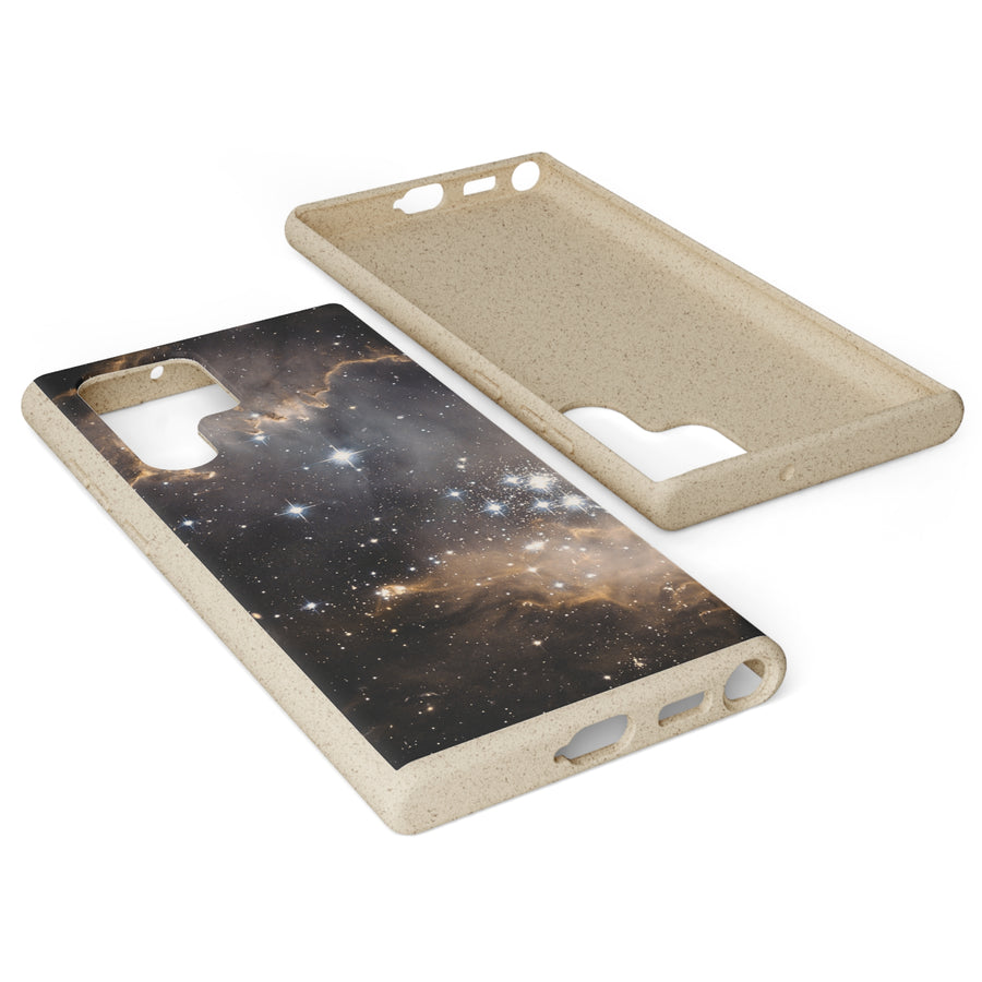 Universal | Bamboo Biodegradable Cases (Samsung S20, S21, S22) Sustainable Phone Case Star Galaxy Case