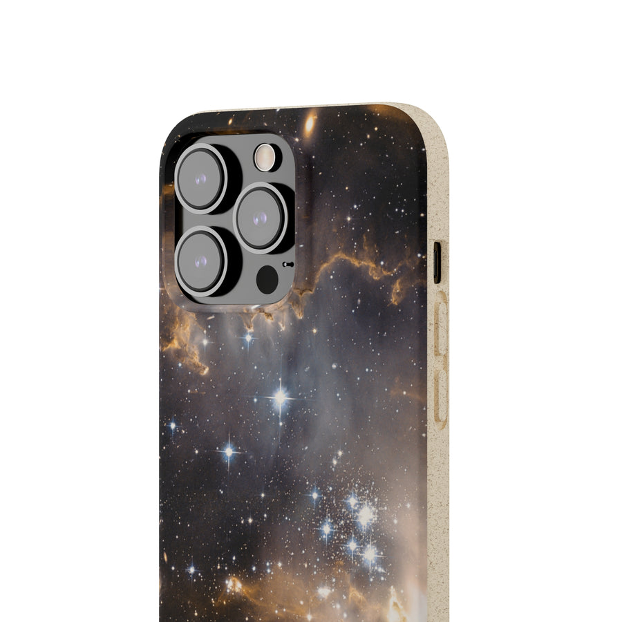 Universal | Bamboo Biodegradable Cases (iPhone 11, 12, 13) Sustainable Phone Case Stars Galaxy Case