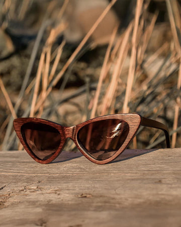 Betty | Polarized Bamboo Sunglasses