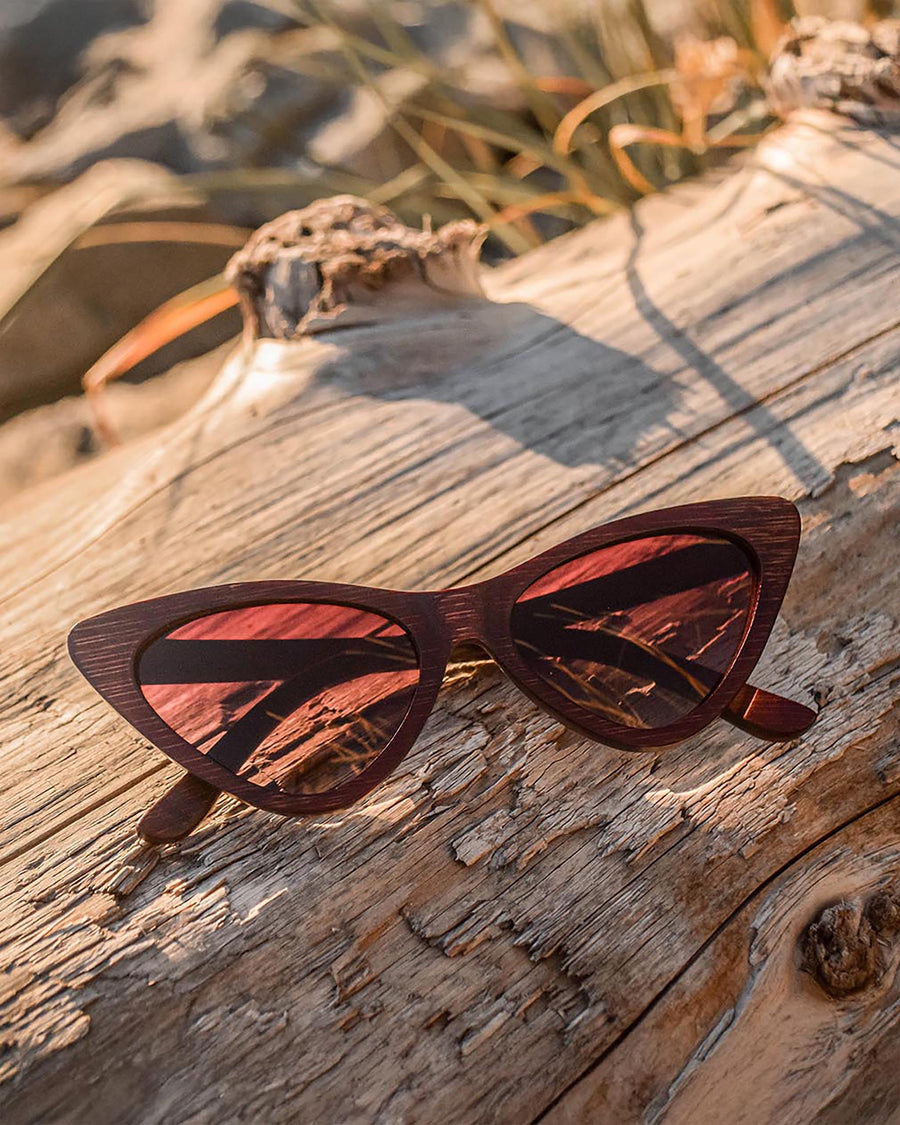Betty | Polarized Bamboo Sunglasses